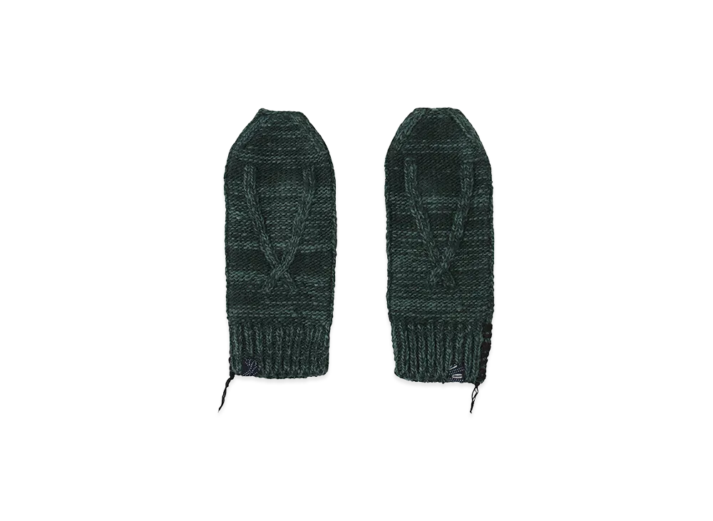 visvim Knit Mitten (N.D.) "Green"
