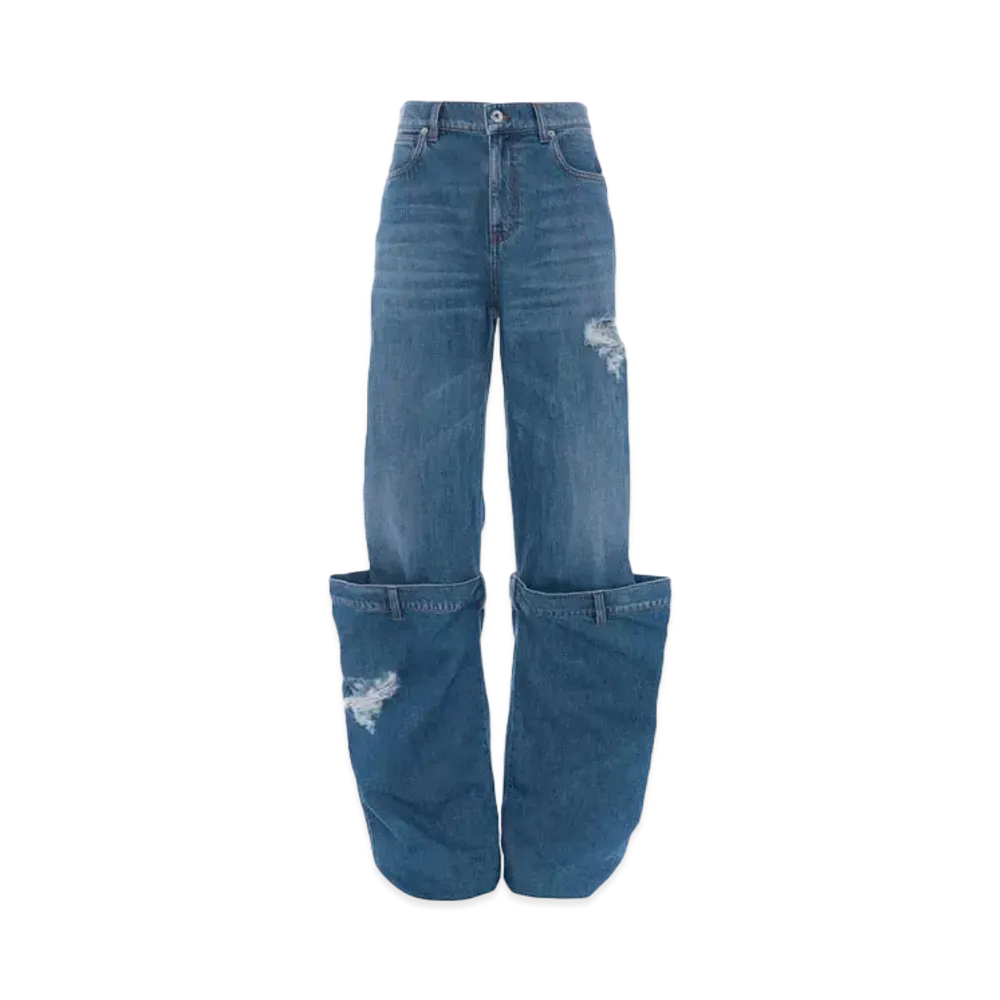 JW ANDERSON Bucket Denim Jeans "Light Blue"
