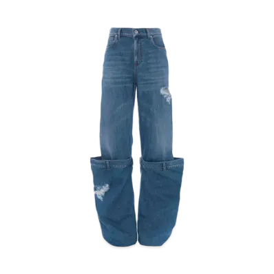 JW ANDERSON Bucket Denim Jeans "Light Blue"