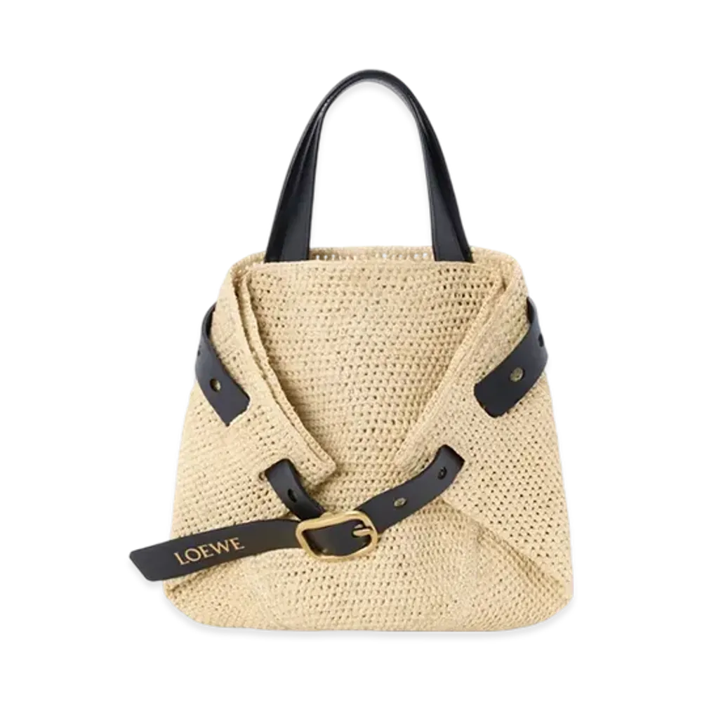 LOEWE Punch Hole Shopper Mini "Natural"