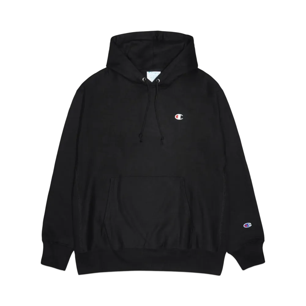 Champion Reverse Weave Pullover Hoodie "Black"