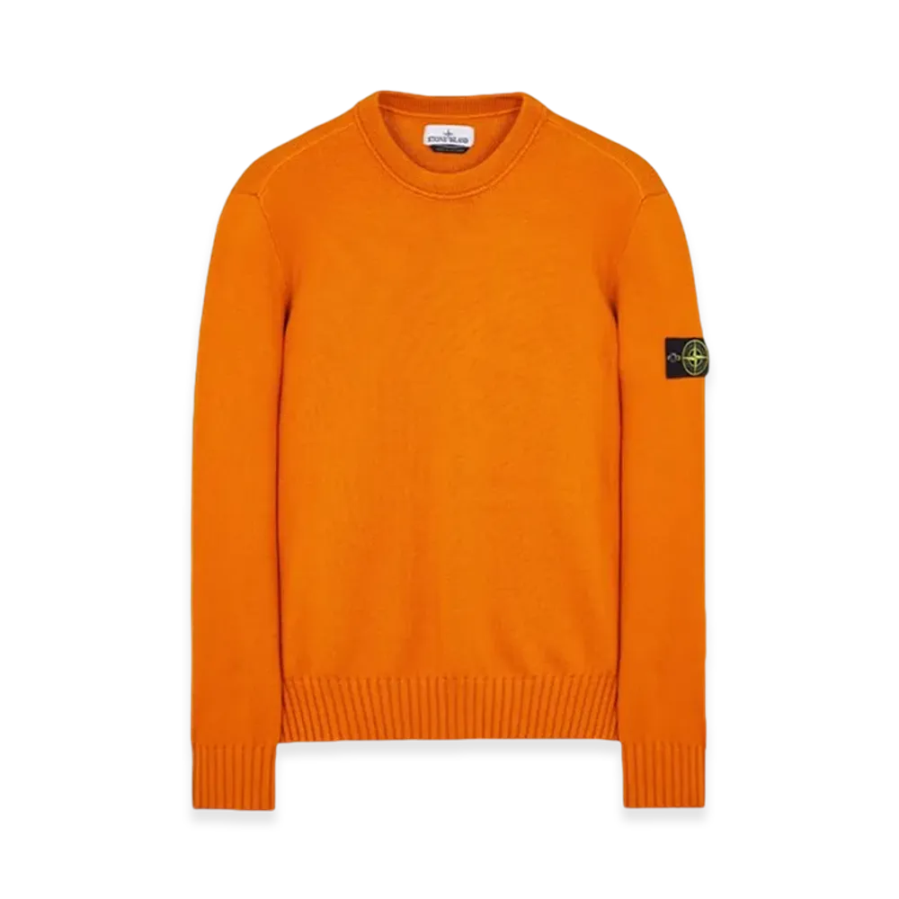 Stone Island 506A2 Winter Cotton Crewneck Knit - 23FW "Rust"