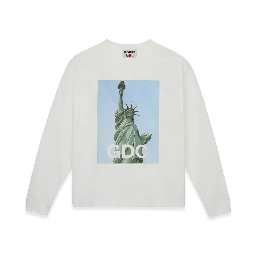 HYSTERIC GLAMOUR x GDC NYC Long T Shirt "White"