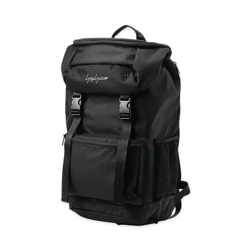 Yohji Yamamoto POUR HOMME YY Signature Nylon Backpack "Black"