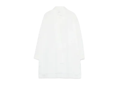 Yohji Yamamoto Y's BROAD RIGHT LONG BLOUSE "White"