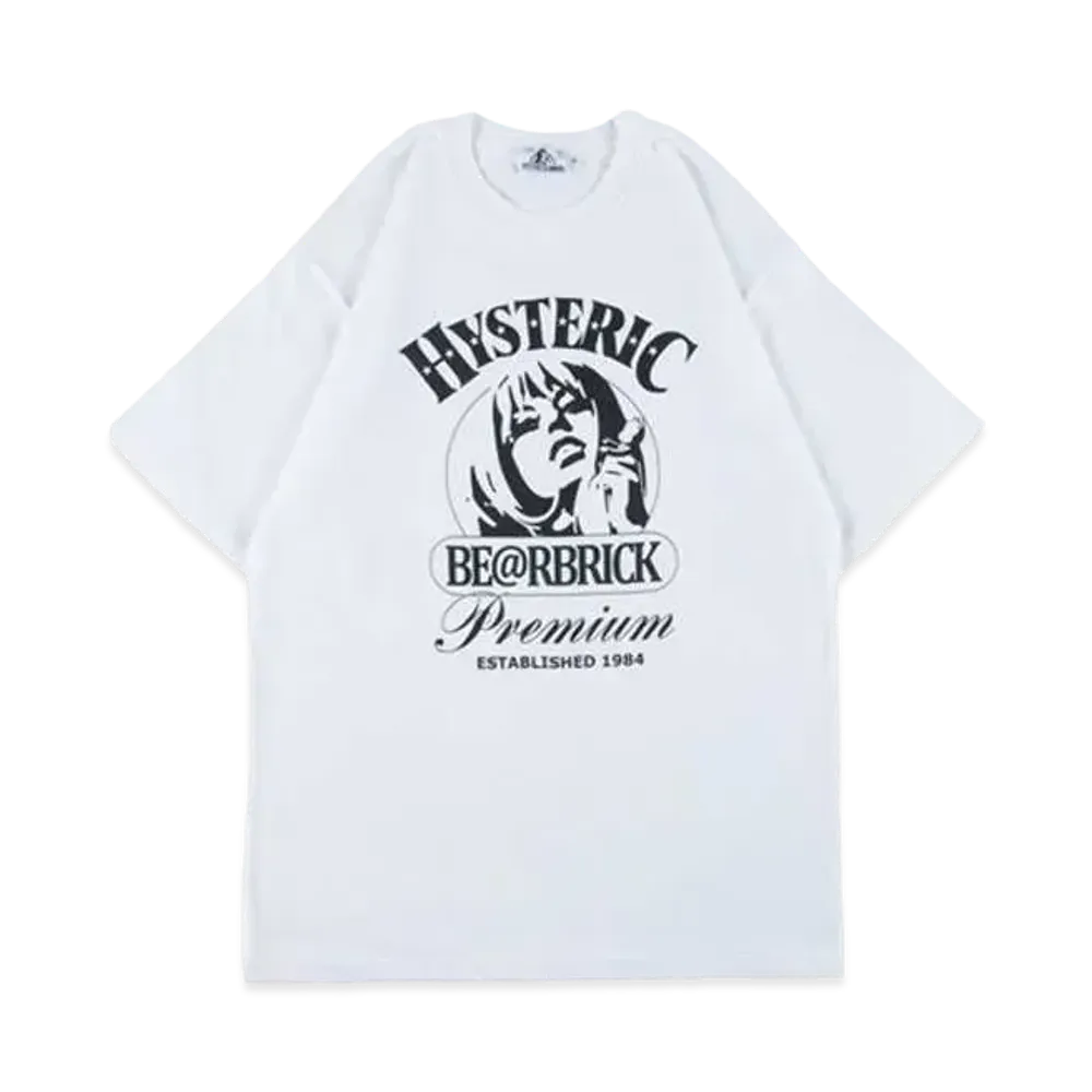 Bearbrick HYSTERIC GLAMOUR 2021 T-Shrit "White"