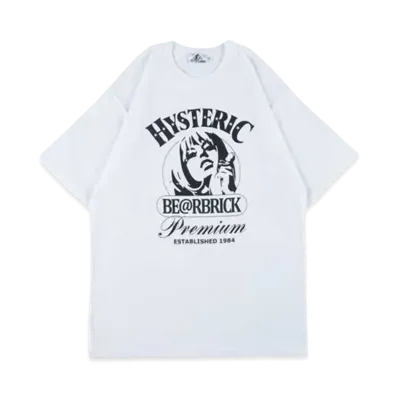 Bearbrick HYSTERIC GLAMOUR 2021 T-Shrit "White"