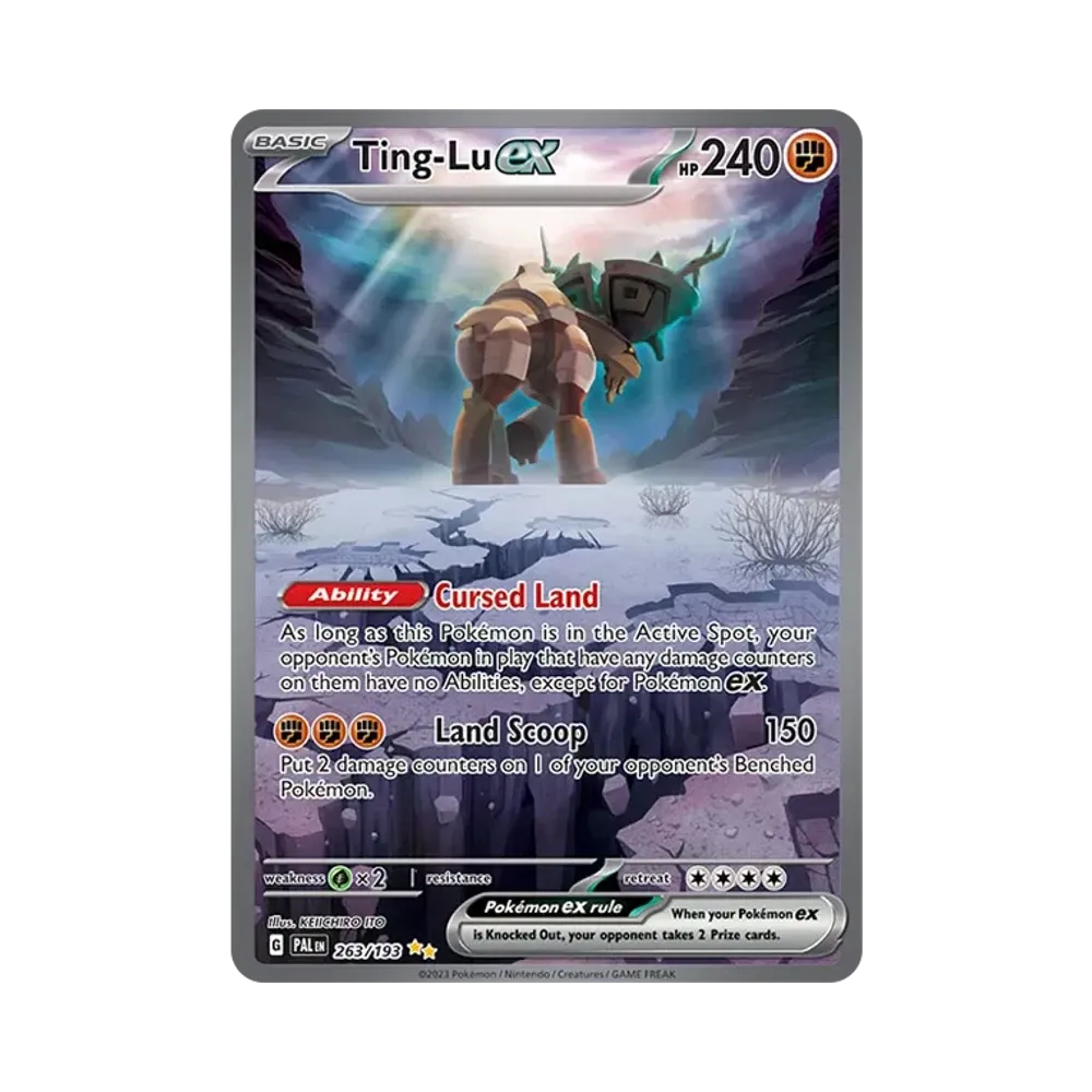 ディンルーex SIR [PAL EN 263/193]【英語版】(スカーレット&バイオレット「パルデアエボルブド」)