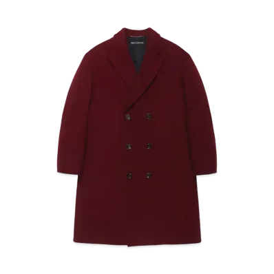WACKO MARIA Double Breasted Coat "Burgundy"