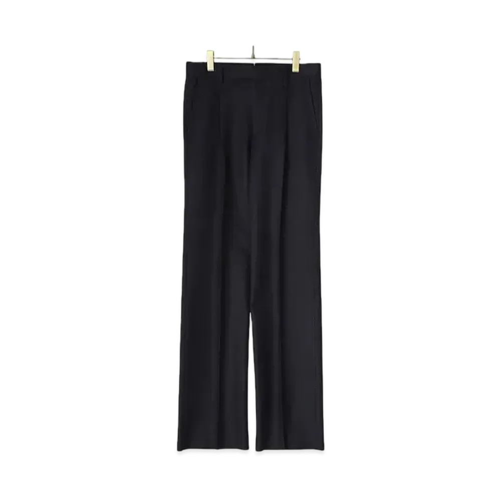 COMOLI FOX Flannel Suit Bottoms Only "Navy"