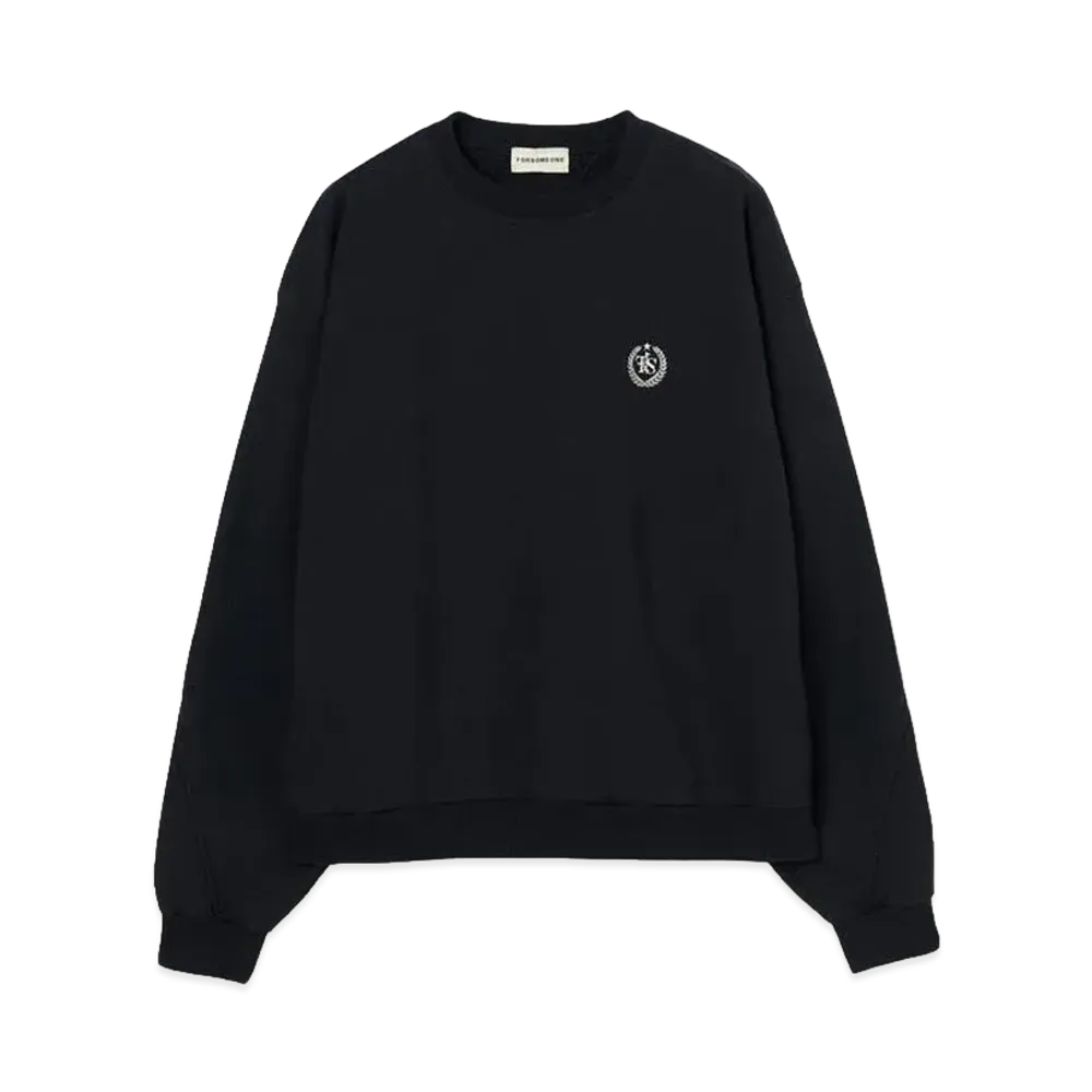 FORSOMEONE EAGLE CREW SWEAT "BLACK"