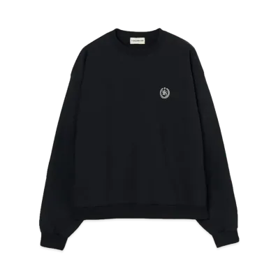 FORSOMEONE EAGLE CREW SWEAT "BLACK"
