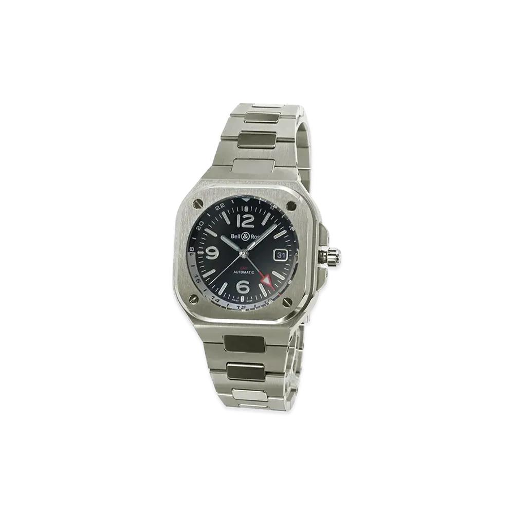 Bell & Ross Urban BR05 GMT "Silver/Black"