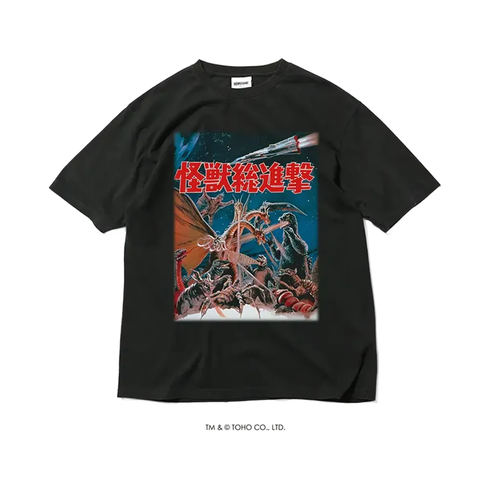 GODZILLA | HOMEGAME \ 1968 怪獣総進撃 TEE BLACK