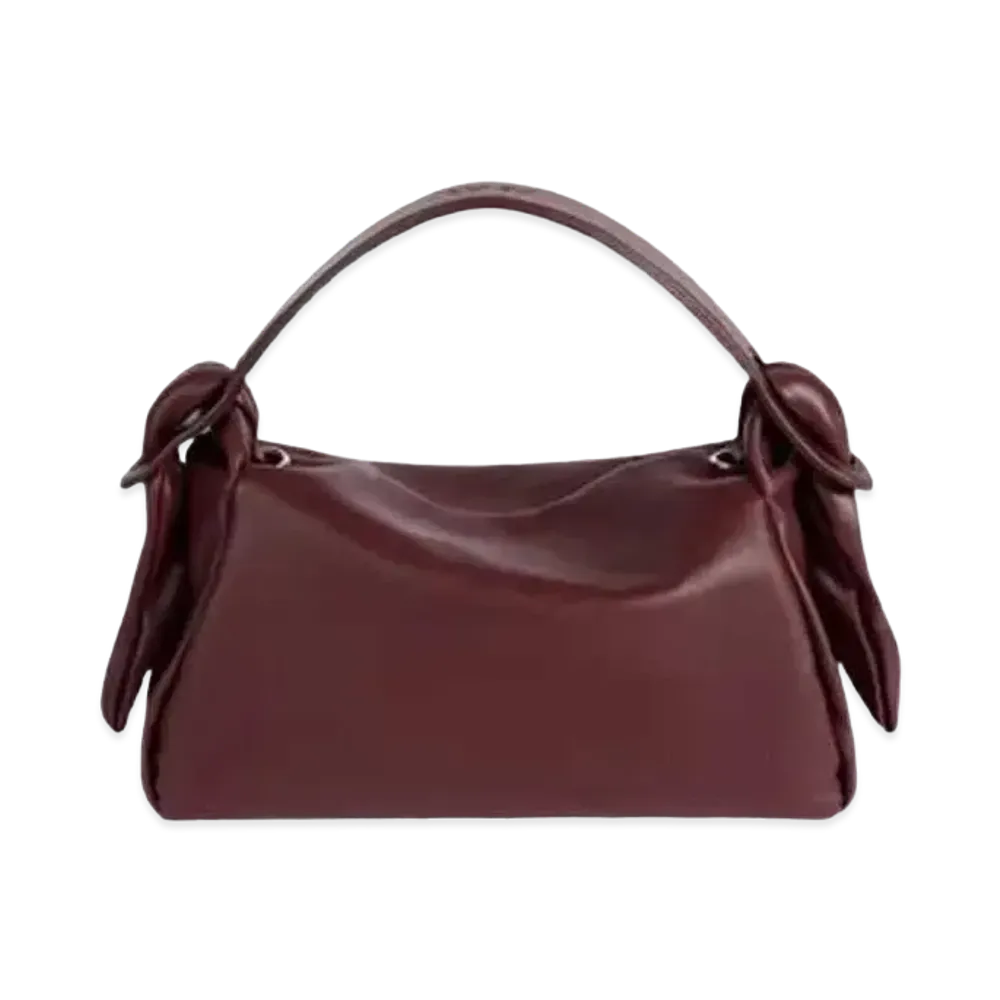 KENZO 'Furoshiki' Leather Bag "Bordeaux"