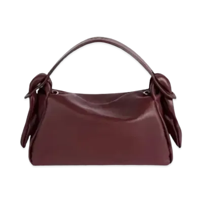 KENZO 'Furoshiki' Leather Bag "Bordeaux"