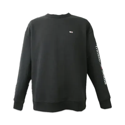 TOMMY JEANS Linear Placement Crew Sweatshirt Eu Model "Black"