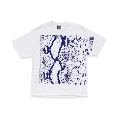 Stussy Snakeskin Tee "Ash Heather"