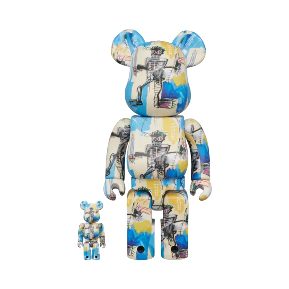 MEDICOM TOY "BEARBRICK" Jean-Michel Basquiat 12Th Ver. 100% & 400%
