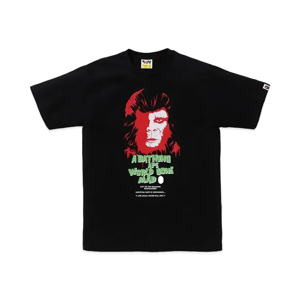 A BATHING APE Horror Tee #2 "Black"