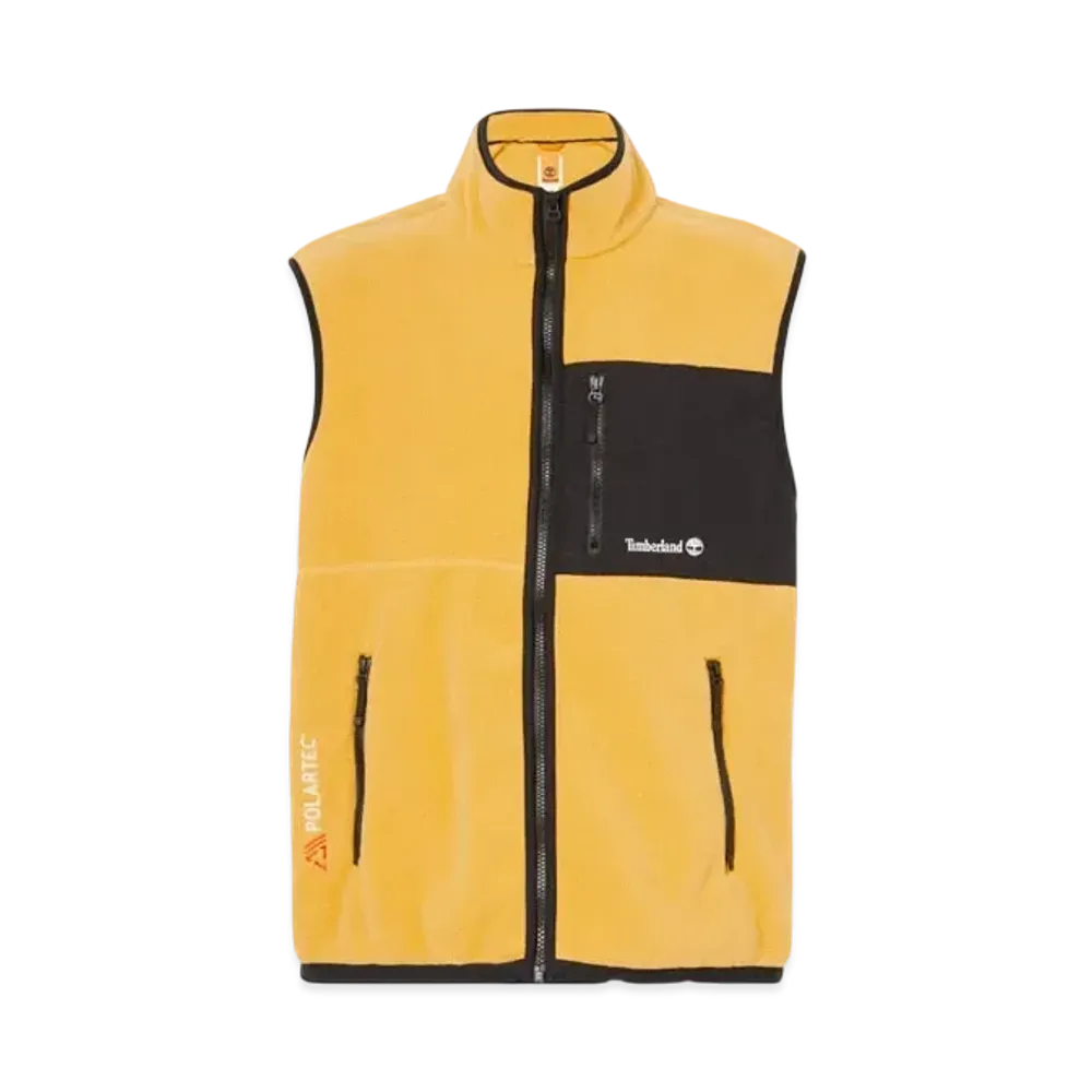 Timberland Men's Outdoor Archive Reissue Polartec Fleece Vest "Mineral Yellow"