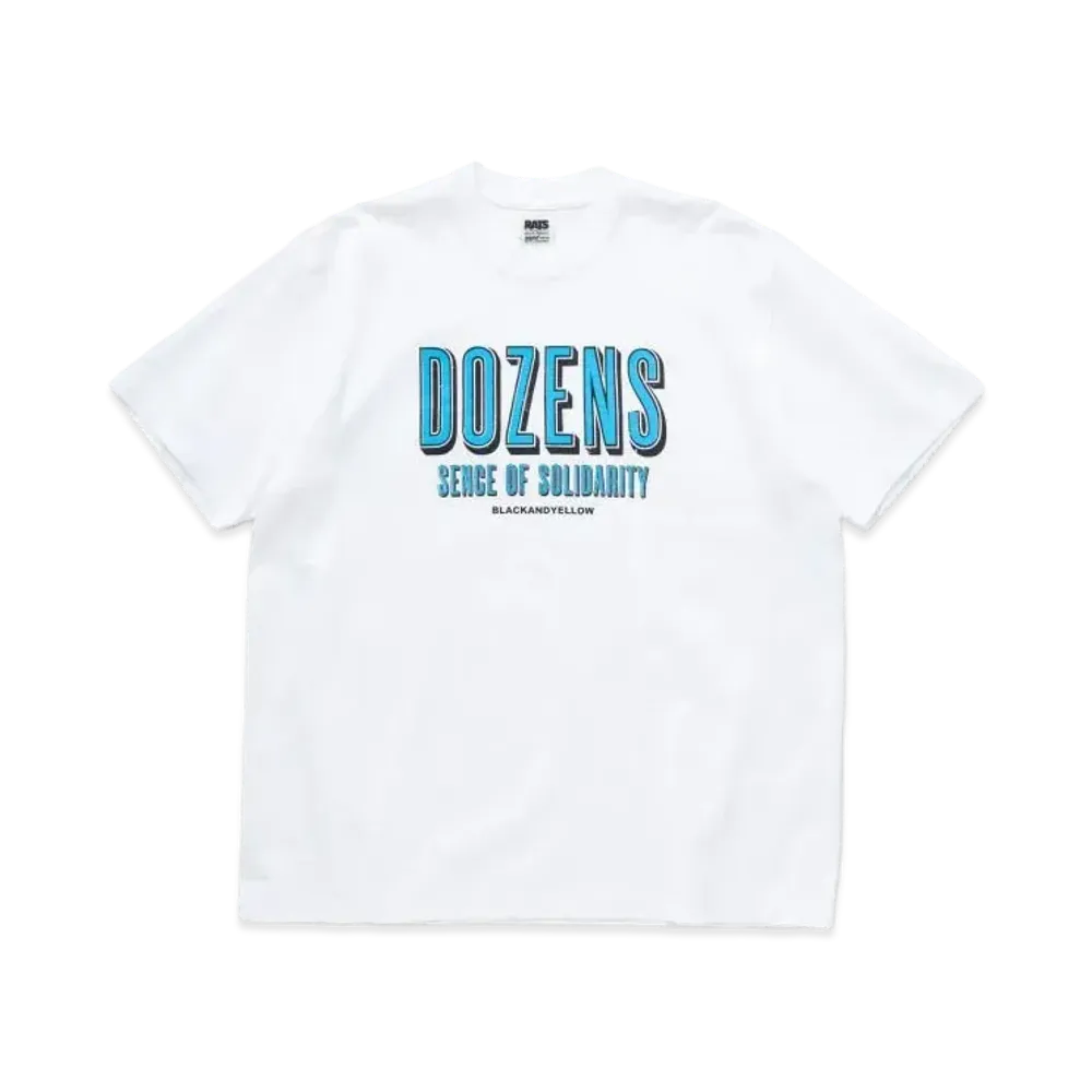 RATS Dozens Tee "White Blue"
