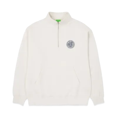 HUF Regional Half Zip Fleece "Off White"