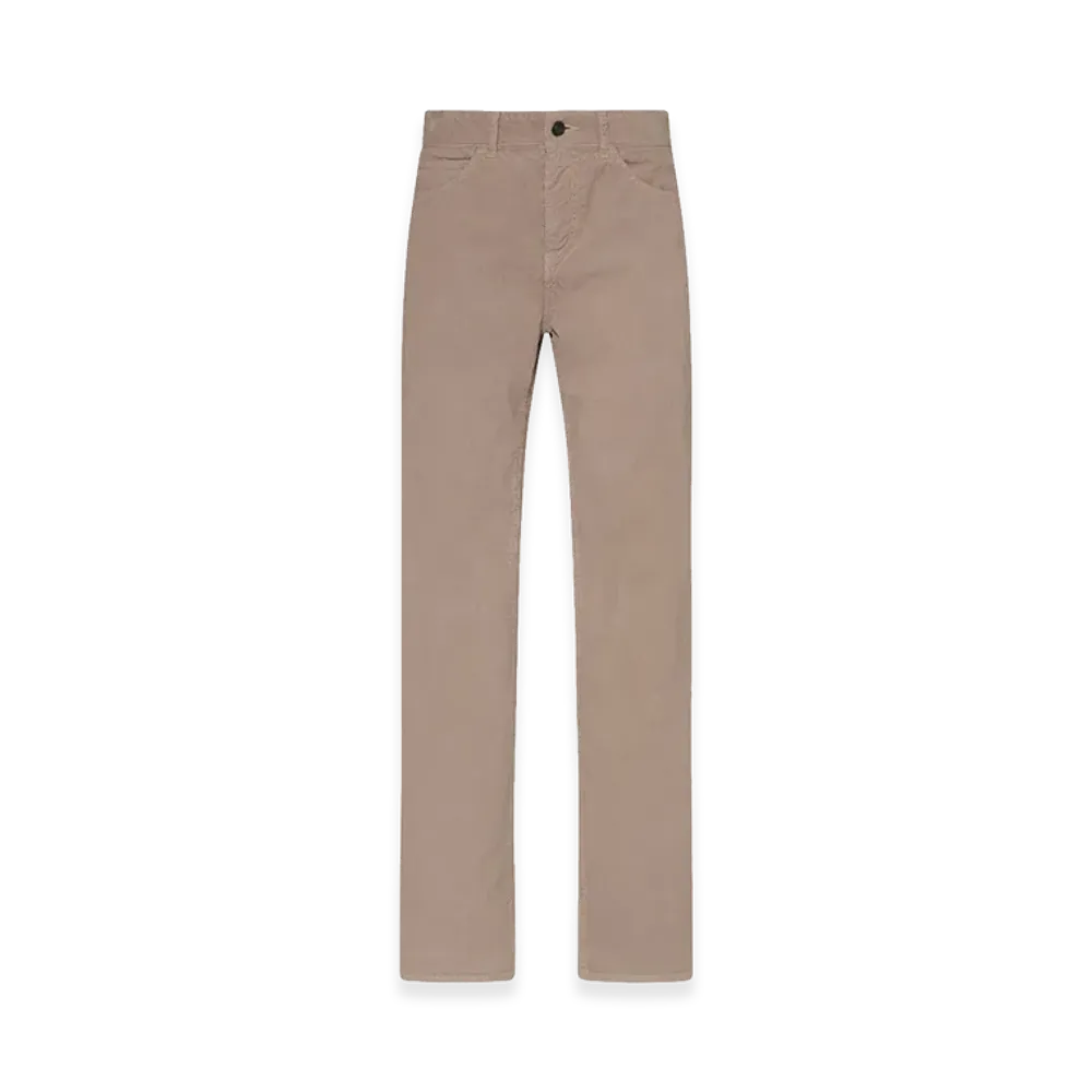 The Row Women's Carlyl Cotton Pants "Light Pebble"