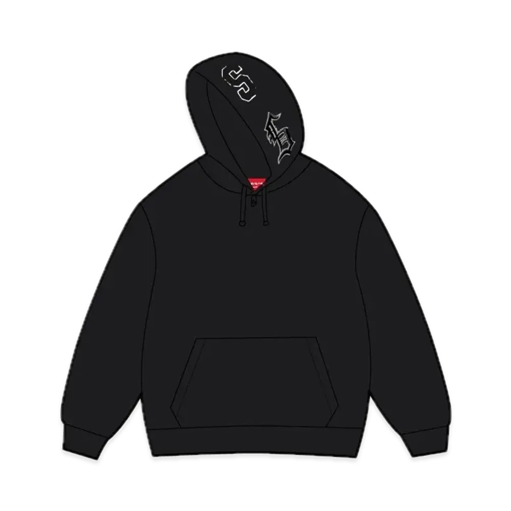 Supreme Multi S Logo Hooded Sweatshirt "Black"