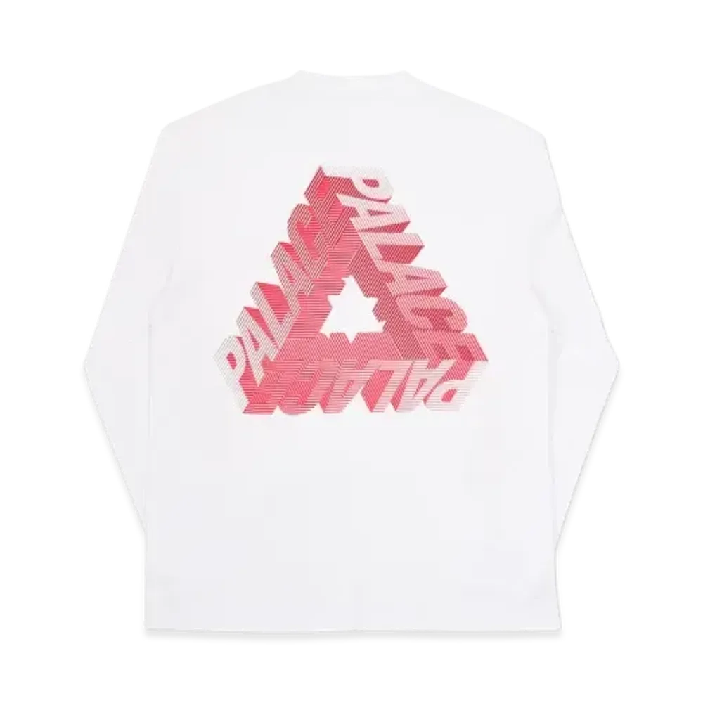 PALACE P-3D Longsleeve "White"
