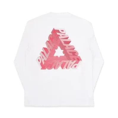 PALACE P-3D Longsleeve "White"