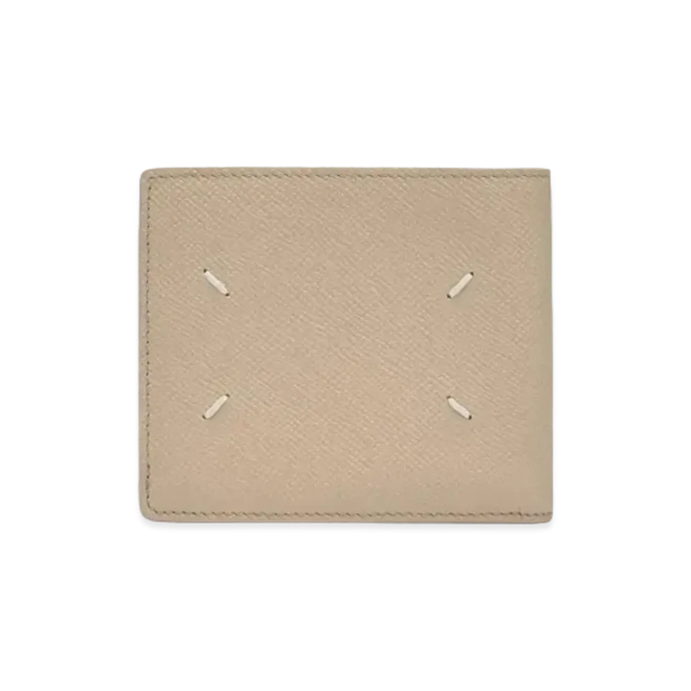 Maison Margiela Cow Leather Bi-fold Wallet "Beige"