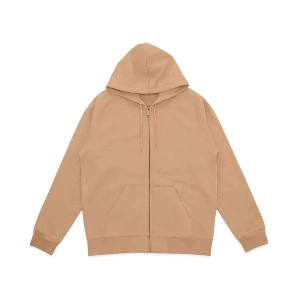 Carhartt WIP Hooded Chase Jacket "Dusty H Brown Gold"