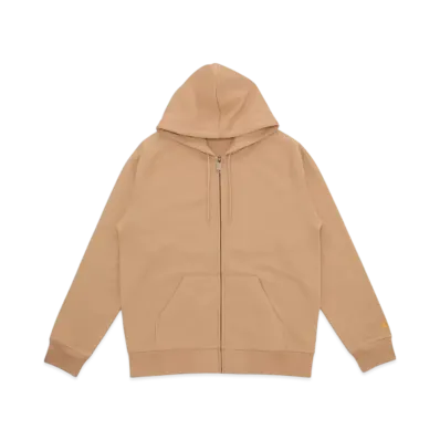 Carhartt WIP Hooded Chase Jacket "Dusty H Brown Gold"