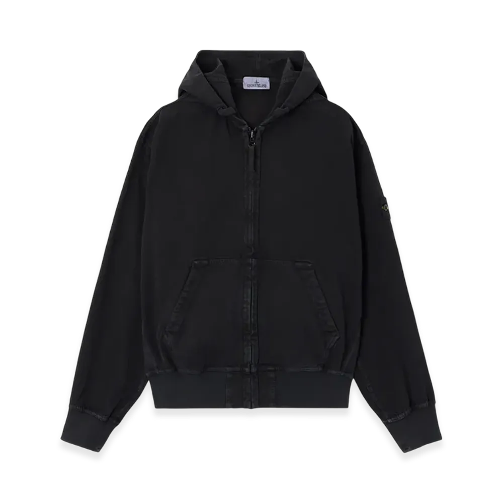 Stone Island 6100017 Organic Panama Cotton Old Effect "Black"