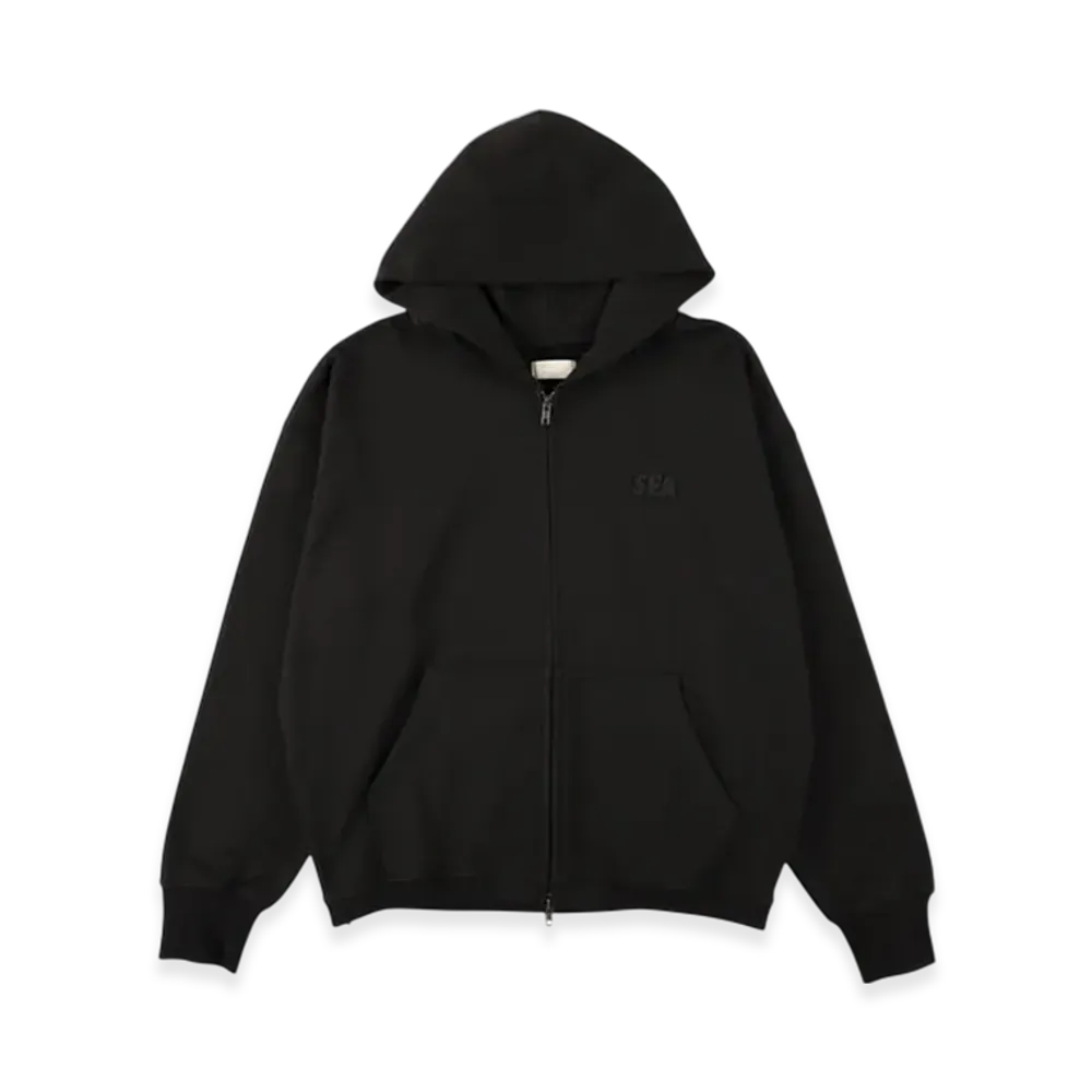 WIND AND SEA Cozy Zip Hooded Sweatshirt "Black"