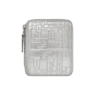 COMME des GARCONS Wallet Embossed Logotype2 "Silver"