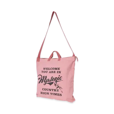 HYSTERIC GLAMOUR Hysteric Country Shoulder Bag "Pink"