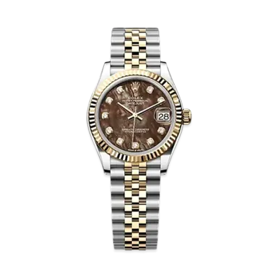 ROLEX Datejust 31mm Oystersteel & Yellow Gold 278273 "Champagne-colour"
