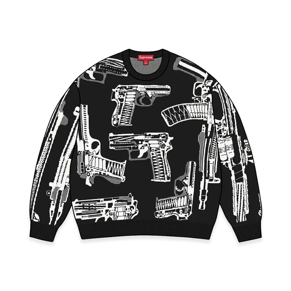 Supreme Guns Sweater "Black"