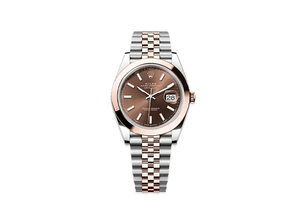 ROLEX Datejust 41mm Oystersteel & Everose Gold 126301 "Chocolate"