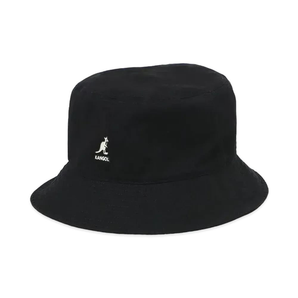 Wildside Yohji Yamamoto x KANGOL Washed Bucket "Black"