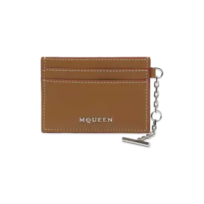 Alexander McQUEEN Sling Card Holder "Pecan"
