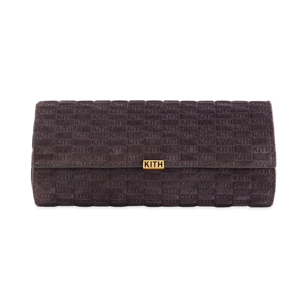 Kithmas Monogram Suede Leather 3-Watch Roll "Incognito"