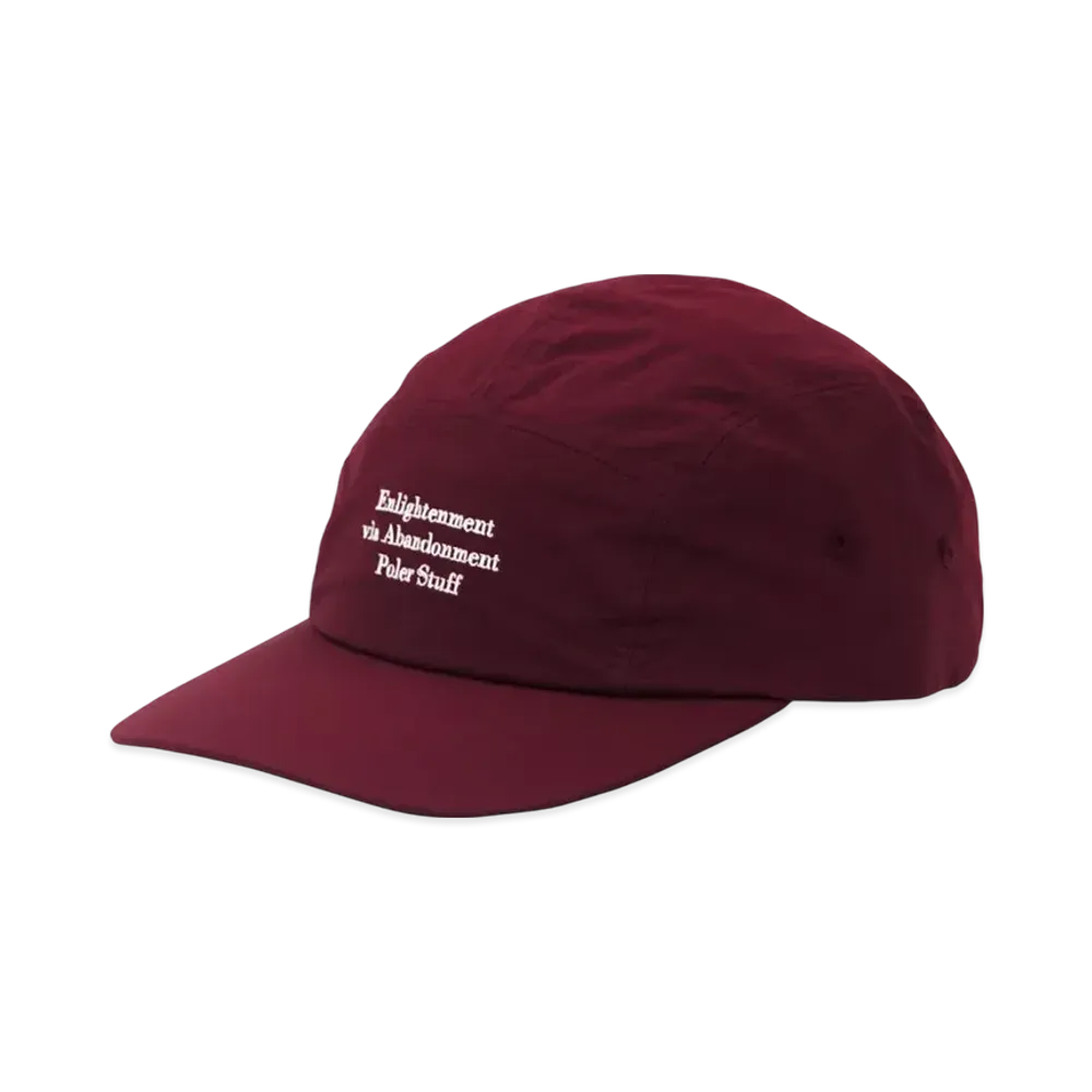 POLeR Nylon 5 Panel Cap "Burgundy"