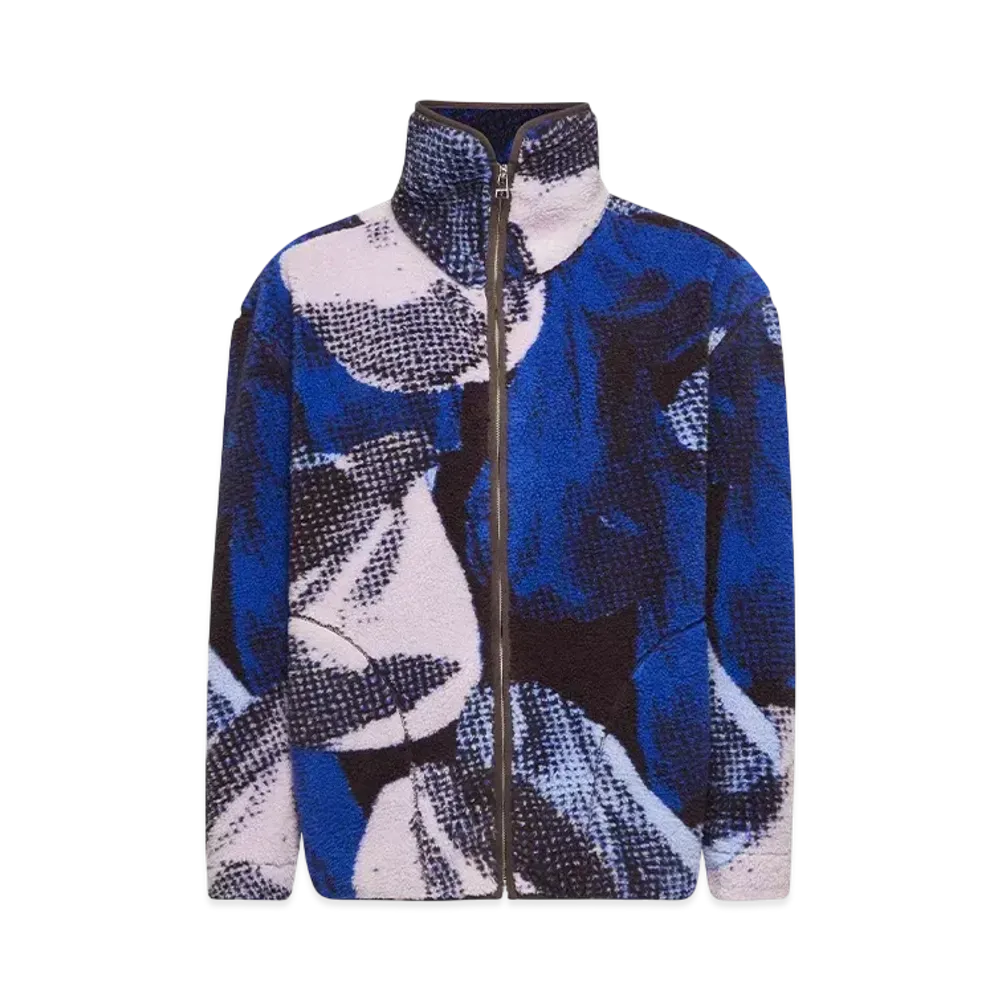JW ANDERSON Printed Zip-Front Jacket "Blue"