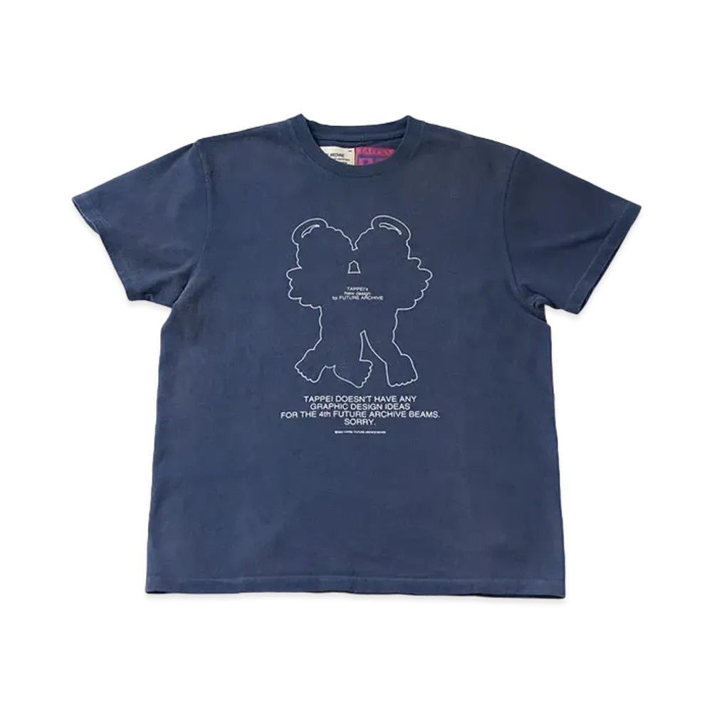 TAPPEI x FUTURE ARCHIVE T-shirt #2 "Navy"