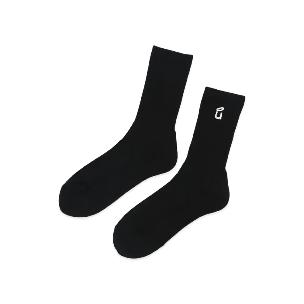 UNION U-LO Crew Socks "Black"