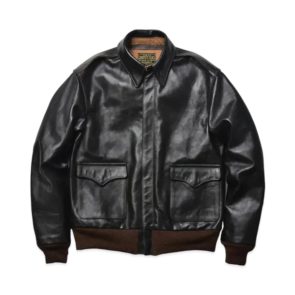 THE REAL McCOY'S Type A-2 Real Mccoy Mfg. Co. "Seal Brown"