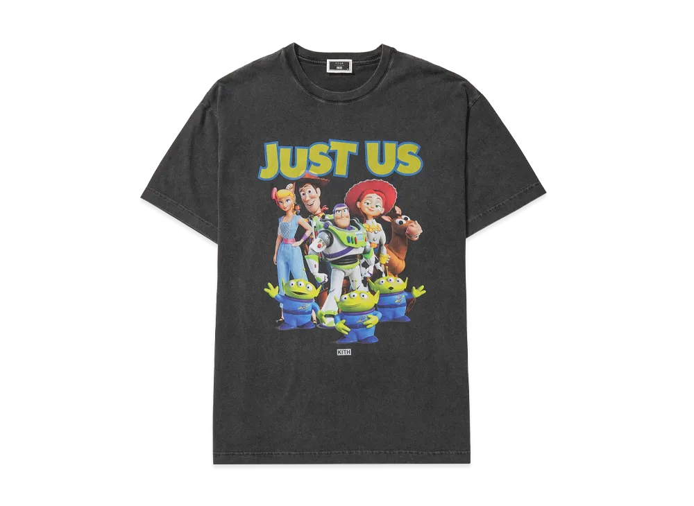 Kith x Disney Pixar Just Us Toy Story Vintage Tee "Black"
